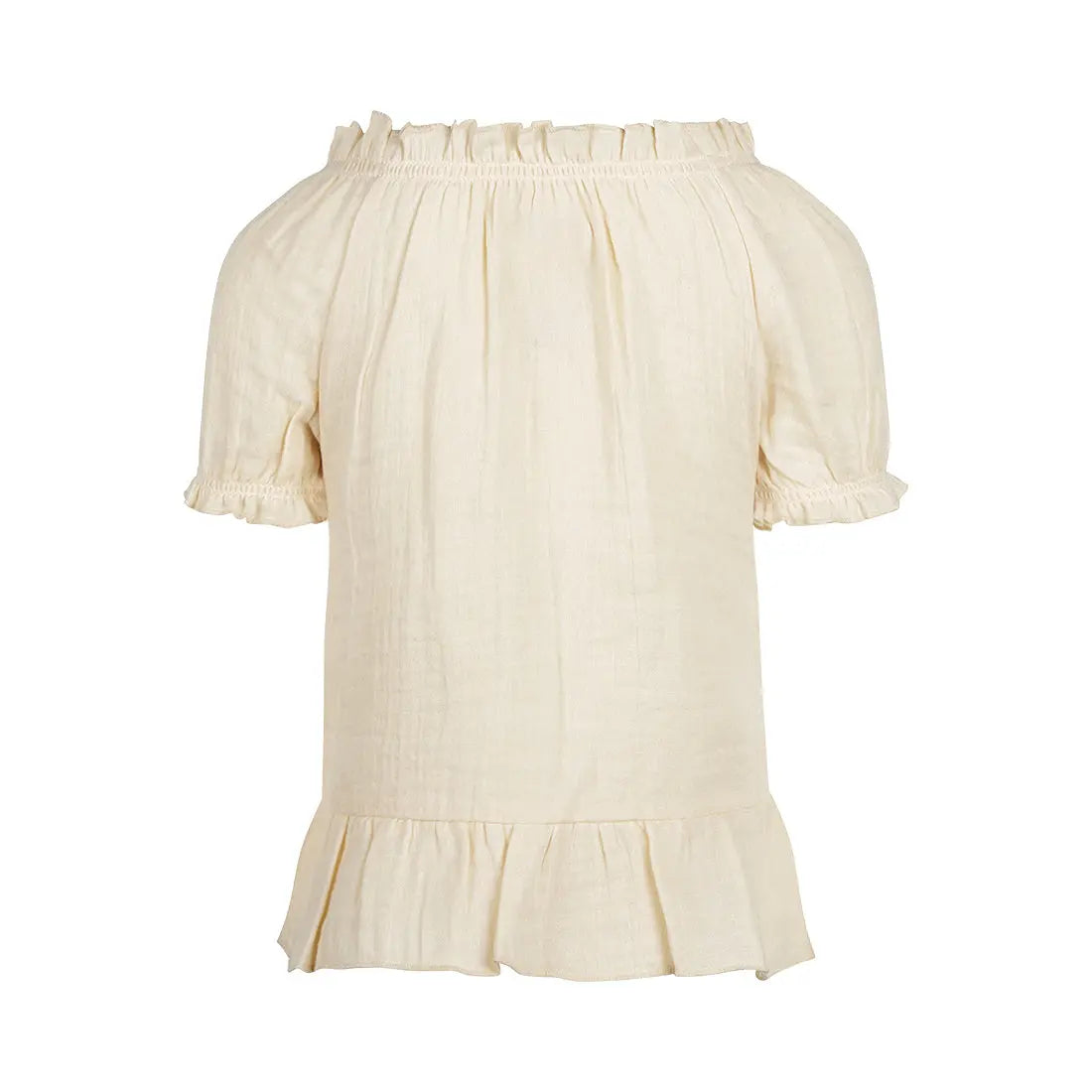 Koko Noko Mädchen-Bluse in Creme Mokkini Kindermode