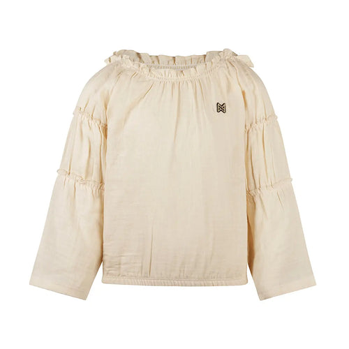 Koko Noko Mädchen-Bluse in Creme