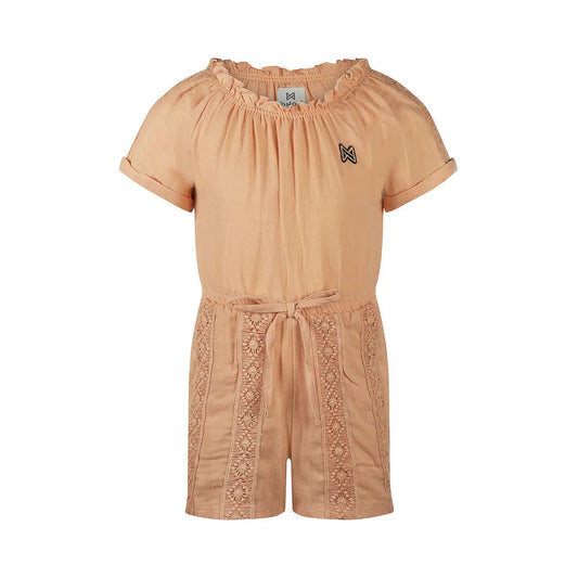 Koko Noko Mädchen-Jumpsuit in Pfirsich Mokkini Kindermode