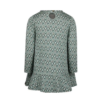 Koko Noko Mädchenkleid – Hell-Aqua mit Zierbrosche - Kleid - Koko Noko