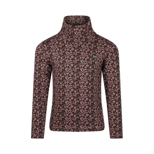 Koko Noko Rollkragen-Langarmshirt mit Blumenmuster