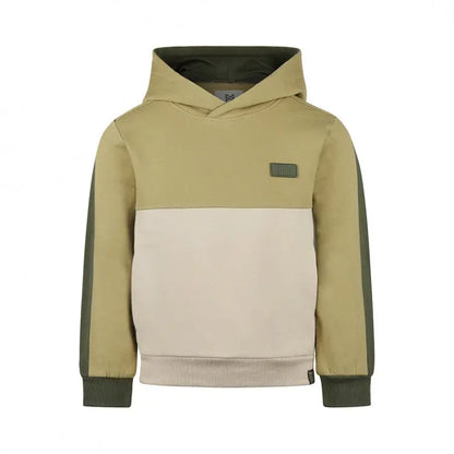 Koko Noko Sweatshirt beige-grün Mokkini Kindermode Hoodie