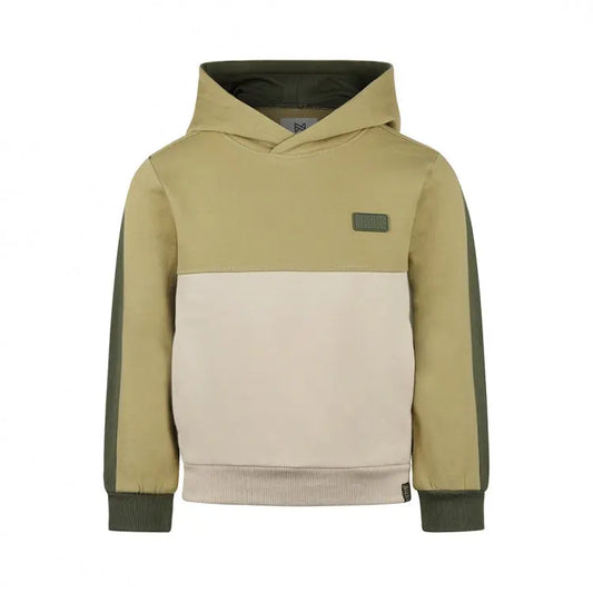 Koko Noko Sweatshirt beige-grün Mokkini Kindermode Hoodie