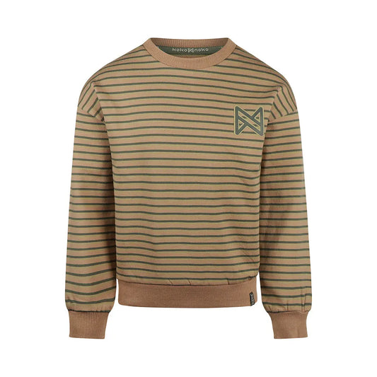 Koko Noko Sweatshirt gestreift Mokkini Kindermode Sweatshirt