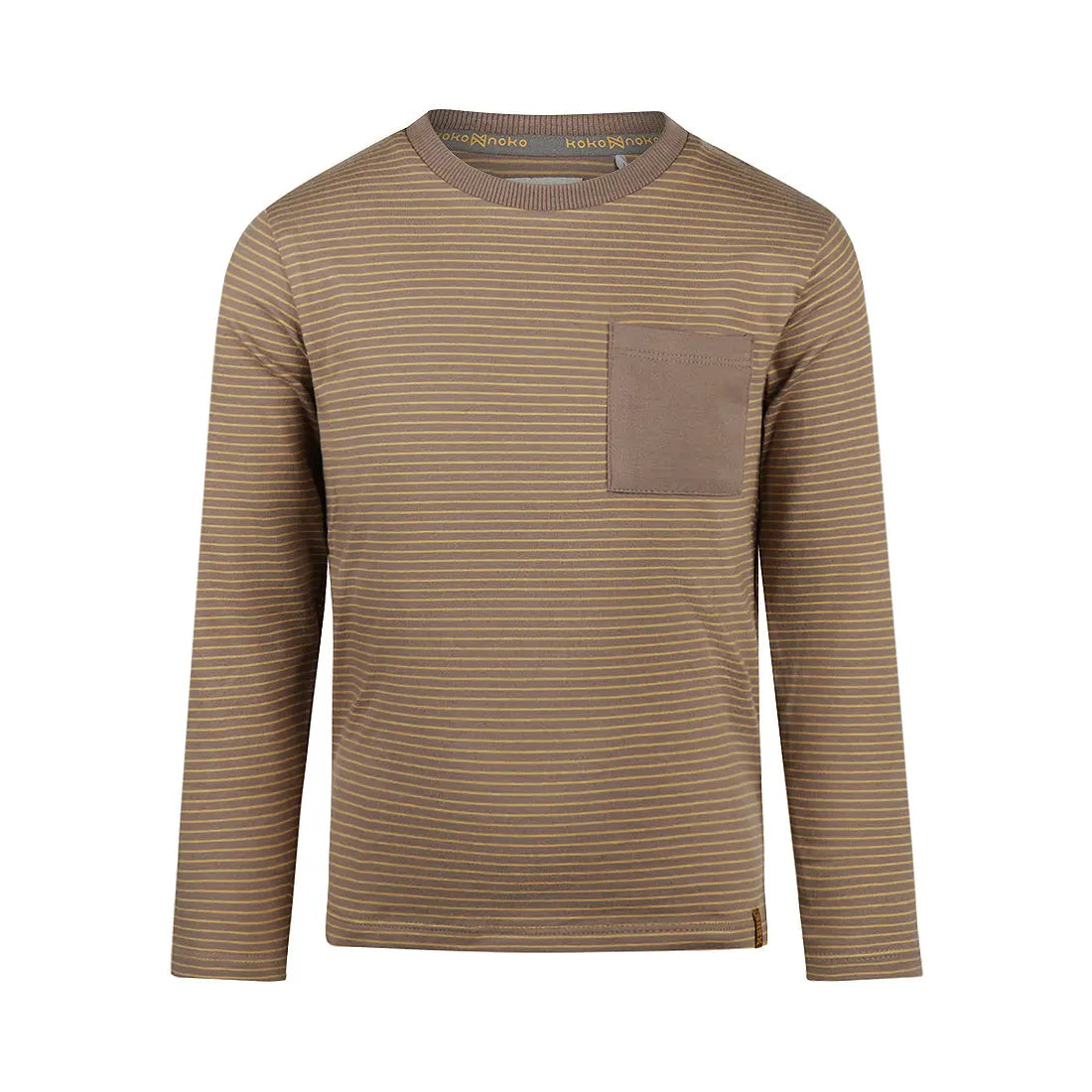 Koko Noko T-Shirt Langarm mit Brusttasche Mokkini Kindermode T-Shirt Langarm
