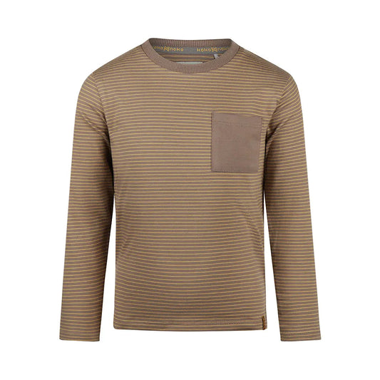 Koko Noko T-Shirt Langarm mit Brusttasche Mokkini Kindermode T-Shirt Langarm