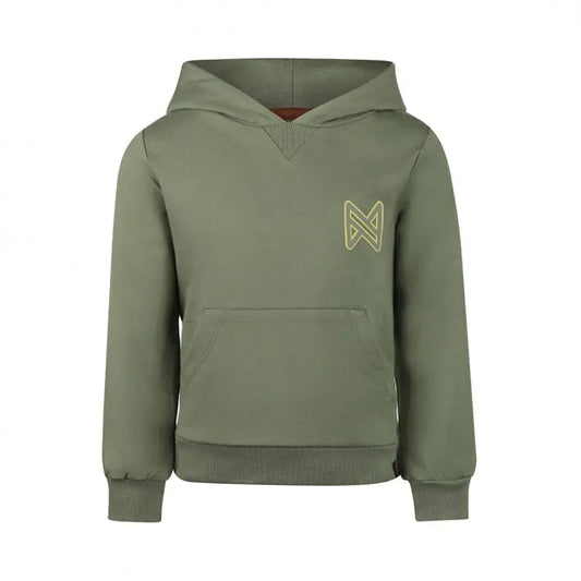 Koko NokoSweatshirt – Grün mit Weltkarten-Print Mokkini Kindermode Sweatshirt