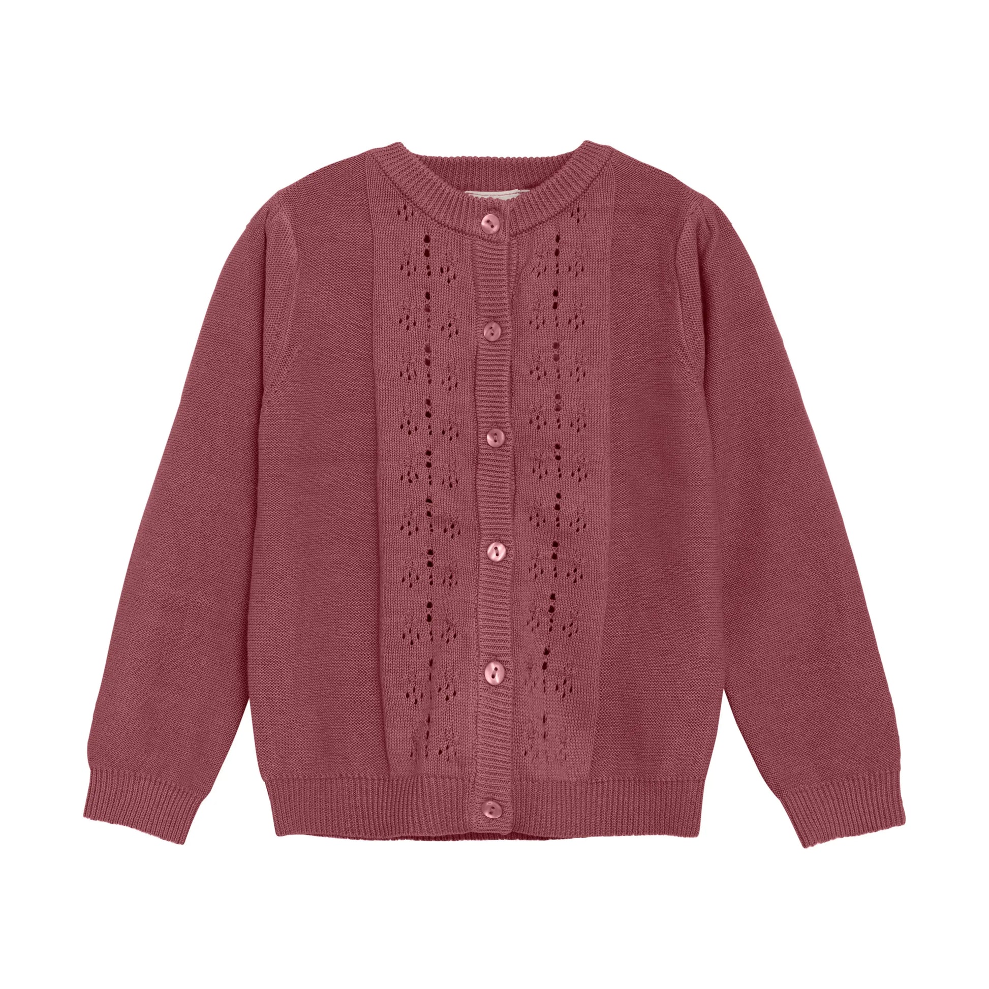 MINYMO Kinder Cardigan Strick - Trendiger Strickcardigan Mokkini Kindermode Cardigan -knitted
