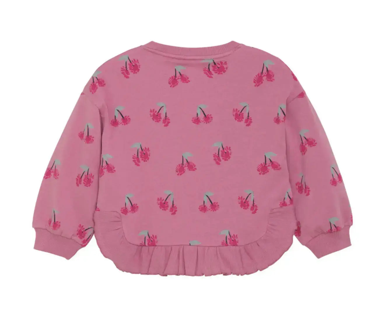 MINYMO Kinder Sweatshirt LS AOP - Gestricktes Sweatshirt Mokkini Kindermode Sweatshirt -knitted