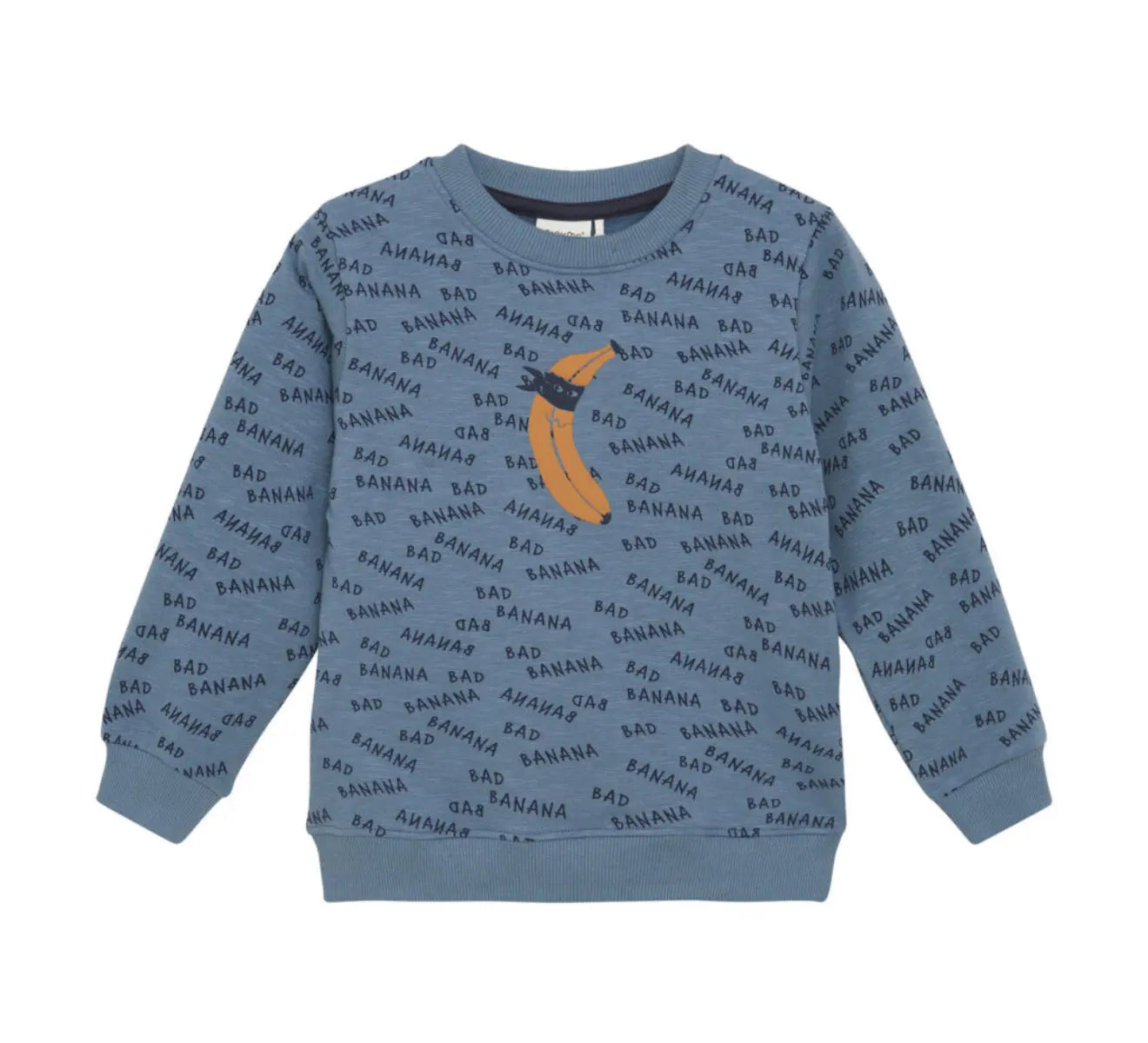 MINYMO Kinder Sweatshirt LS AOP - Gestricktes Sweatshirt für Jungen - Mokkini Kindermode Sweatshirt -knitted