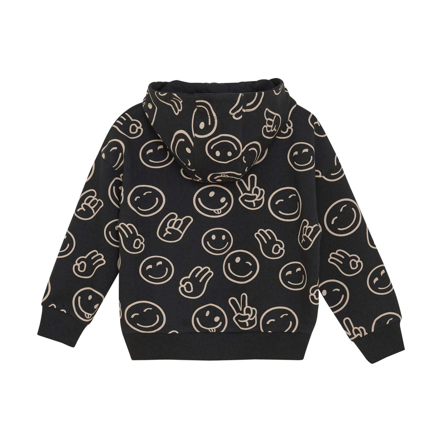 MINYMO Kinder Sweatshirt LS AOP - Gestricktes Sweatshirt für Jungen - Mokkini Kindermode Sweatshirt -knitted