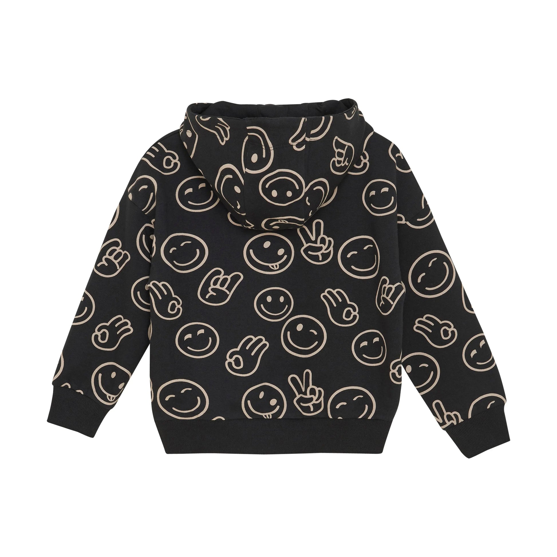 MINYMO Kinder Sweatshirt LS AOP - Gestricktes Sweatshirt für Jungen - Mokkini Kindermode Sweatshirt -knitted