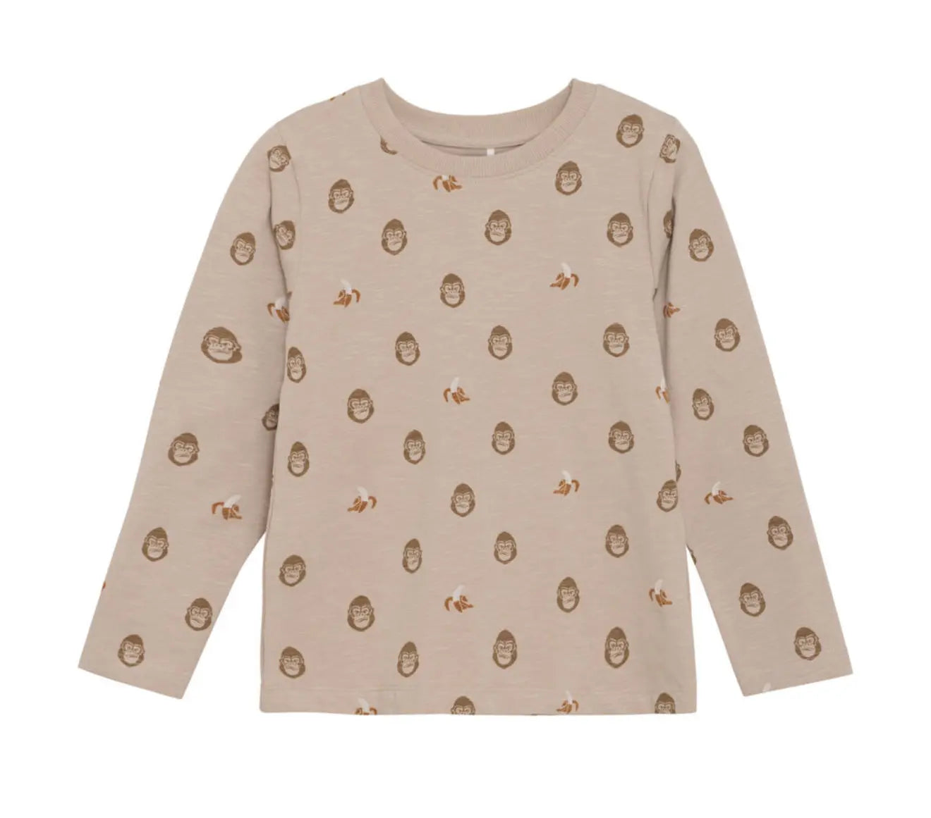 MINYMO Kinder T-Shirt LS AOP - Trendiges Langarmshirt Mokkini Kindermode T-shirt ls