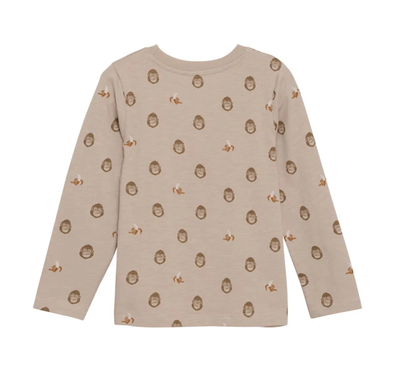 MINYMO Kinder T-Shirt LS AOP - Trendiges Langarmshirt Mokkini Kindermode T-shirt ls