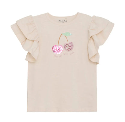 MINYMO Kinder T-Shirt kurzarm - Trendiges Design Mokkini Kindermode T-shirt ss
