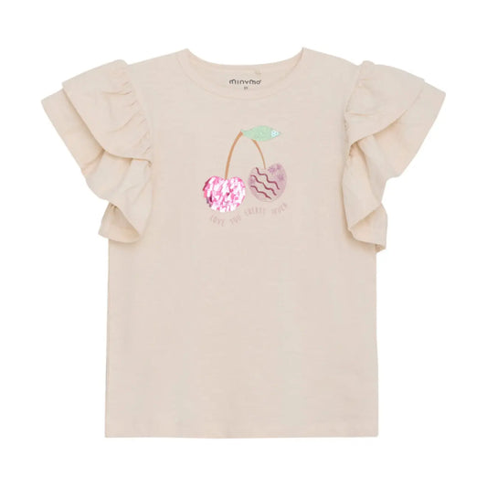MINYMO Kinder T-Shirt kurzarm - Trendiges Design Mokkini Kindermode T-shirt ss