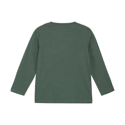 MINYMO Langarmshirt – Polizeiwagen mit Wendepailletten | Dark Forest Mokkini Kindermode T-shirt ls