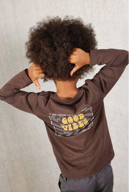 MINYMO Langarmshirt für Kinder - T-shirt LS Mokkini Kindermode T-shirt ls