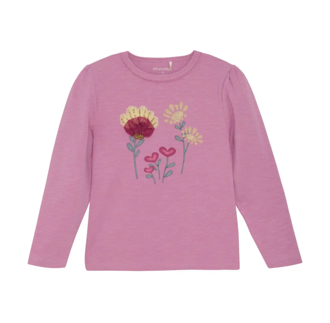 MINYMO Langarmshirt für Kinder - T-shirt LS in Blau Mokkini Kindermode T-shirt ls