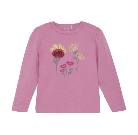 MINYMO Langarmshirt für Kinder - T-shirt LS in Blau Mokkini Kindermode T-shirt ls