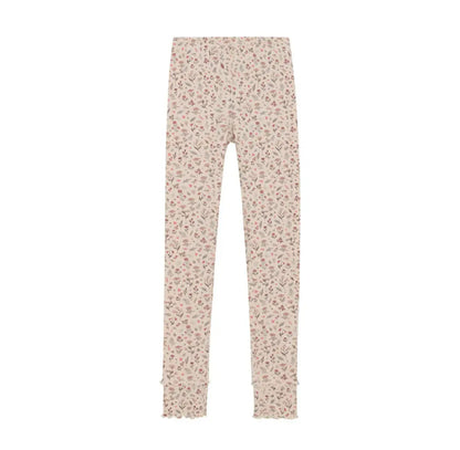 MINYMO Leggings AOP Rib - Kinder Leggings knitted - Hochwertige Qualität Mokkini Kindermode Leggings - knitted