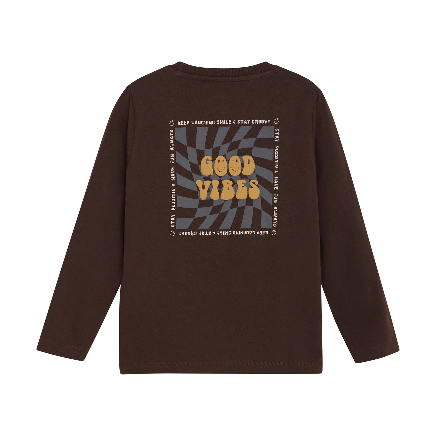 MINYMO T-Shirt Langarm | Good Vibes Mokkini Kindermode T-shirt ls