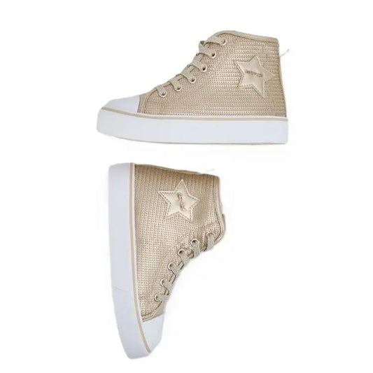 Mayoral Halbstiefel in Gold mit sportlichem Design Mokkini Kindermode schuhe