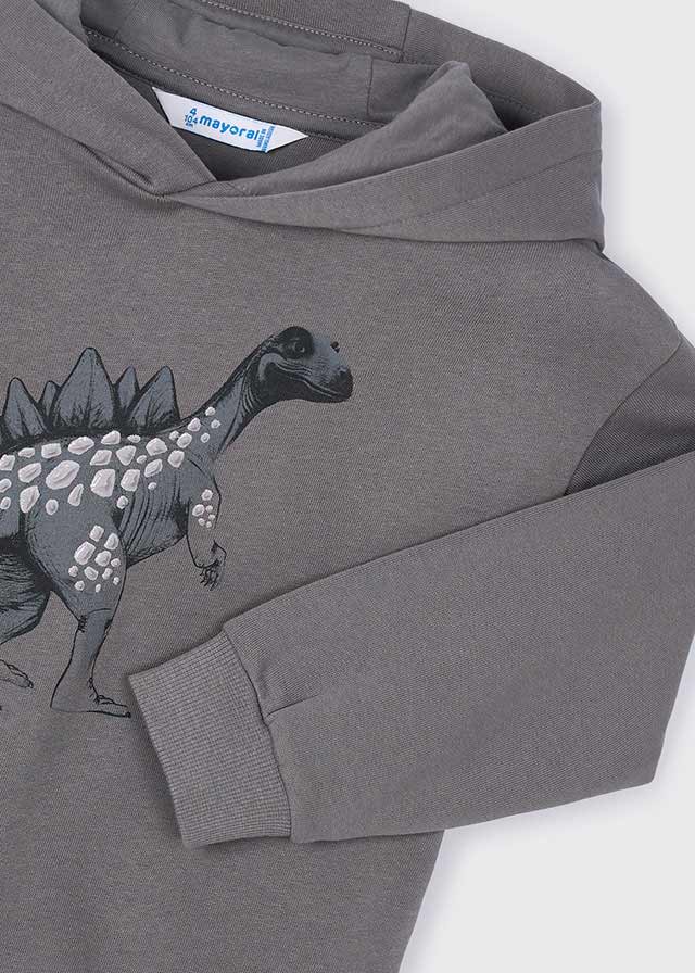 Mayoral Hoodie mit Dino-Motiv Mokkini Kindermode Sweatshirt