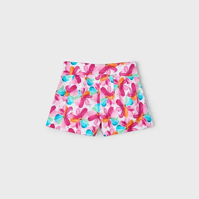Mayoral Hosenrock mit floralem Print in pink Mokkini Kindermode Shorts