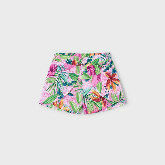 Mayoral Hosenrock mit tropischen Blumenprint Mokkini Kindermode Rock