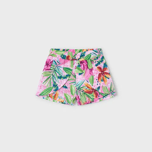 Mayoral Hosenrock mit tropischen Blumenprint