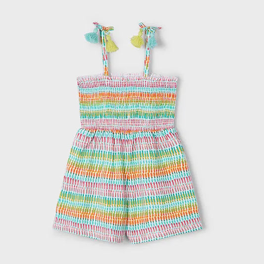 Mayoral Jumpsuite mit bunten Streifen Mokkini Kindermode Jumpsuite