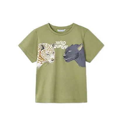 Mayoral Jungen T-Shirt mit "Zwei Wild Giganten" Motiv Mokkini Kindermode T-Shirt