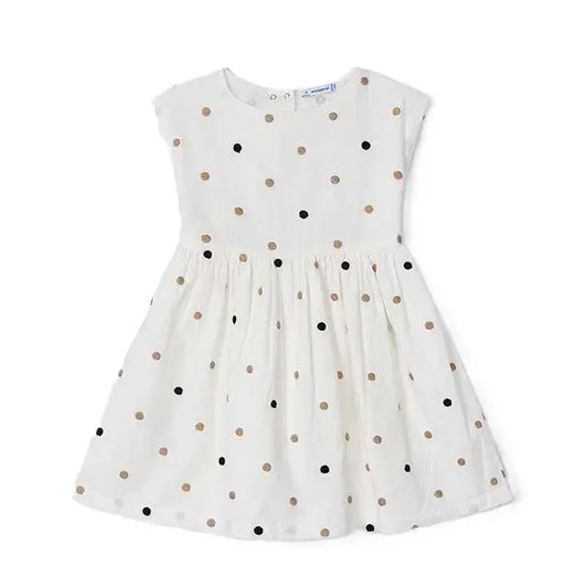 Mayoral Kleid mit klassischem Punkteprint Mokkini Kindermode Kleid