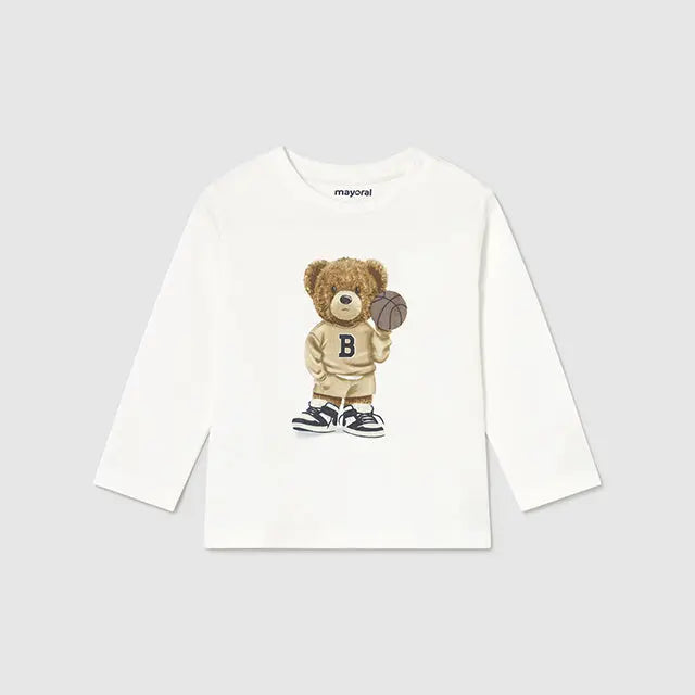 Mayoral Langarm Teddy Mokkini Kindermode