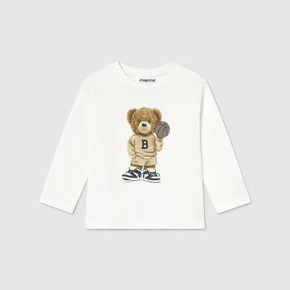Mayoral Langarm Teddy Mokkini Kindermode