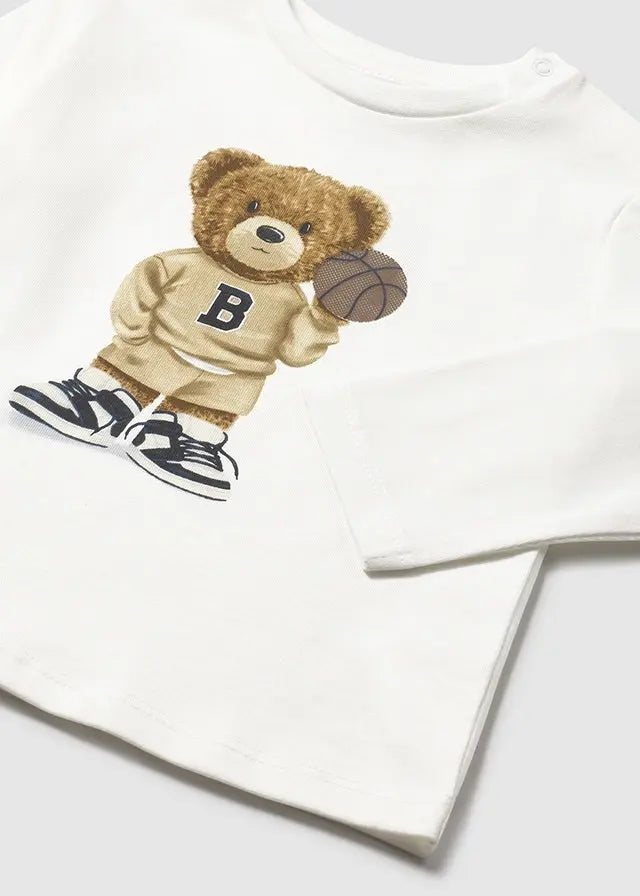 Mayoral Langarm Teddy Mokkini Kindermode