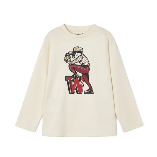 Mayoral Langarmshirt Baseball Mokkini Kindermode T-Shirt Langarm