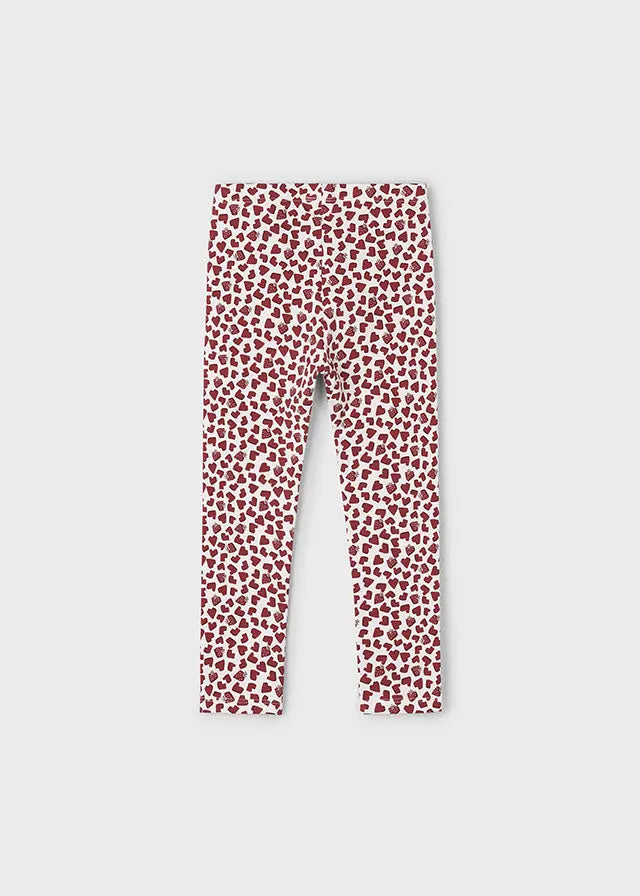Mayoral Leggings Herzmuster Mokkini Kindermode Leggings
