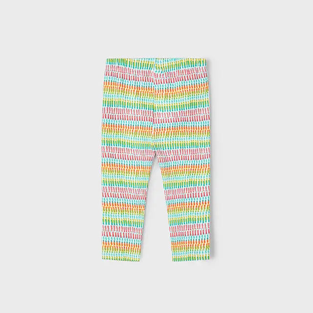 Mayoral Leggings mit Streifenmuster in bunten Farben