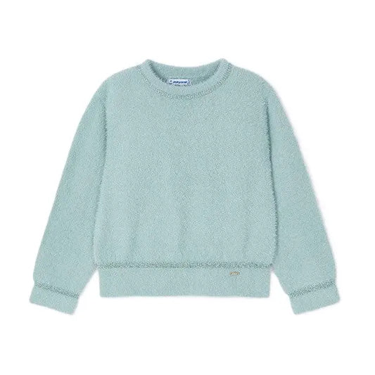 Mayoral Pullover im plüschigen Design Mokkini Kindermode Pullover