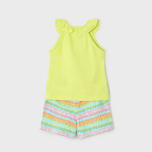 Mayoral Set T-Shirt mit Eiscreme-Motiv und Shorts Mokkini Kindermode Mädchen Set