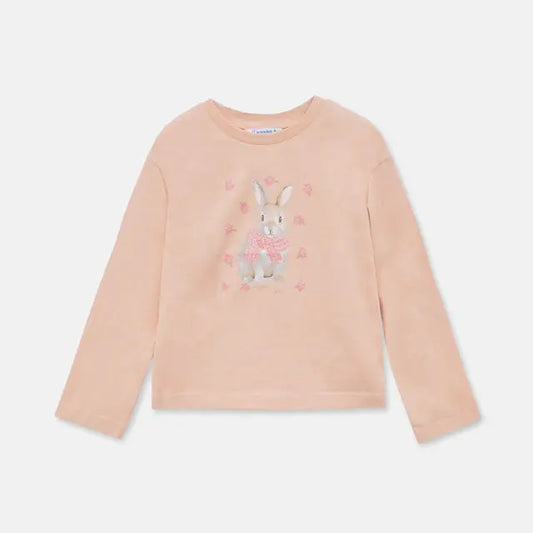 Mayoral Shirt mit Hasenmotiv Mokkini Kindermode T-Shirt Langarm