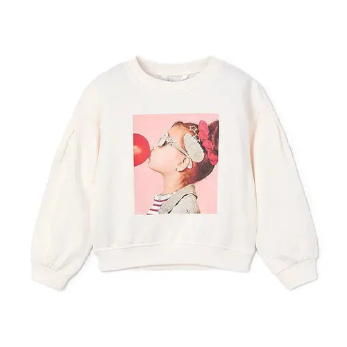 Mayoral Sweatshirt - Mädchen mit  Bubblegum-Motiv