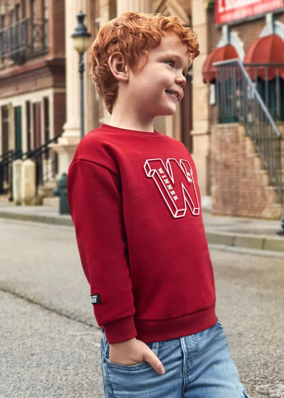 Mayoral Sweatshirt mit "Winner" Schriftzug - Sweatshirt - Mayoral