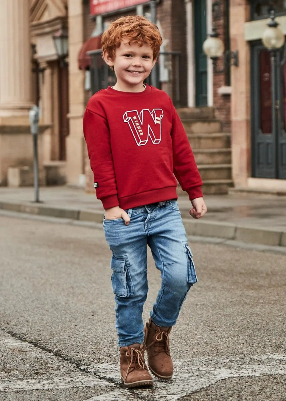 Mayoral Sweatshirt mit "Winner" Schriftzug - Sweatshirt - Mayoral
