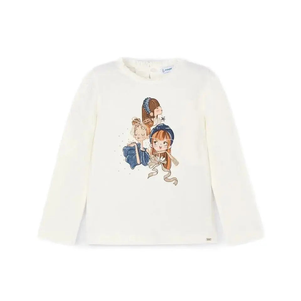 Mayoral T-Shirt Langarm Mädchen-Trio - T-Shirt Langarm - Mayoral