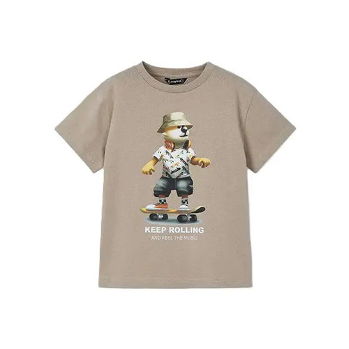 Mayoral T-Shirt mit Skateboard- und 