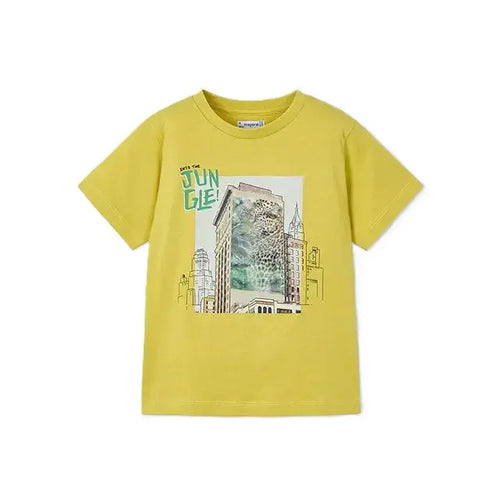 Mayoral T-Shirt mit kreativem Großstadtdschungel-Print