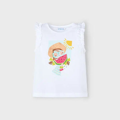 Mayoral Tanktop mit bunten Melonen-Print